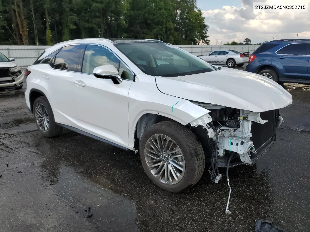 2022 Lexus Rx 350 VIN: 2T2JZMDA5NC352715 Lot: 71793044