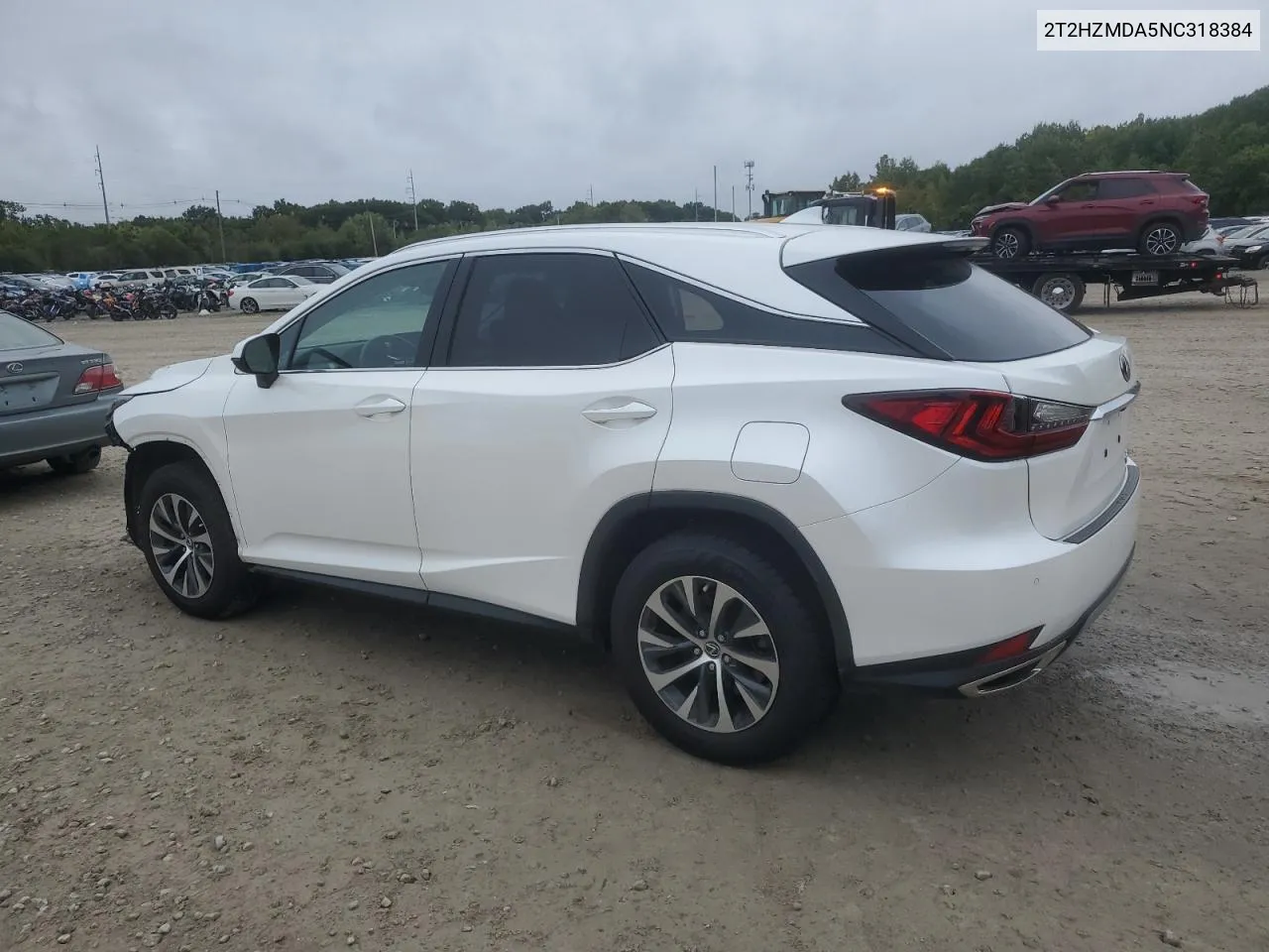 2022 Lexus Rx 350 VIN: 2T2HZMDA5NC318384 Lot: 73080414