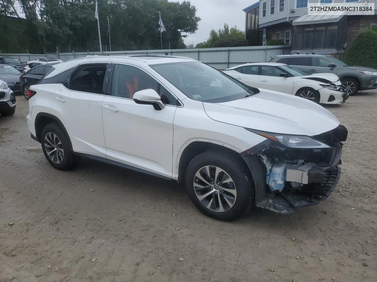 2T2HZMDA5NC318384 2022 Lexus Rx 350