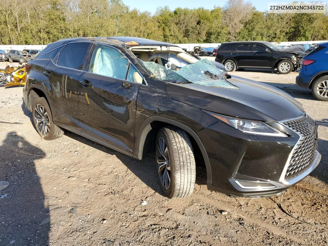 2022 Lexus Rx 350 VIN: 2T2HZMDA2NC345722 Lot: 73813774