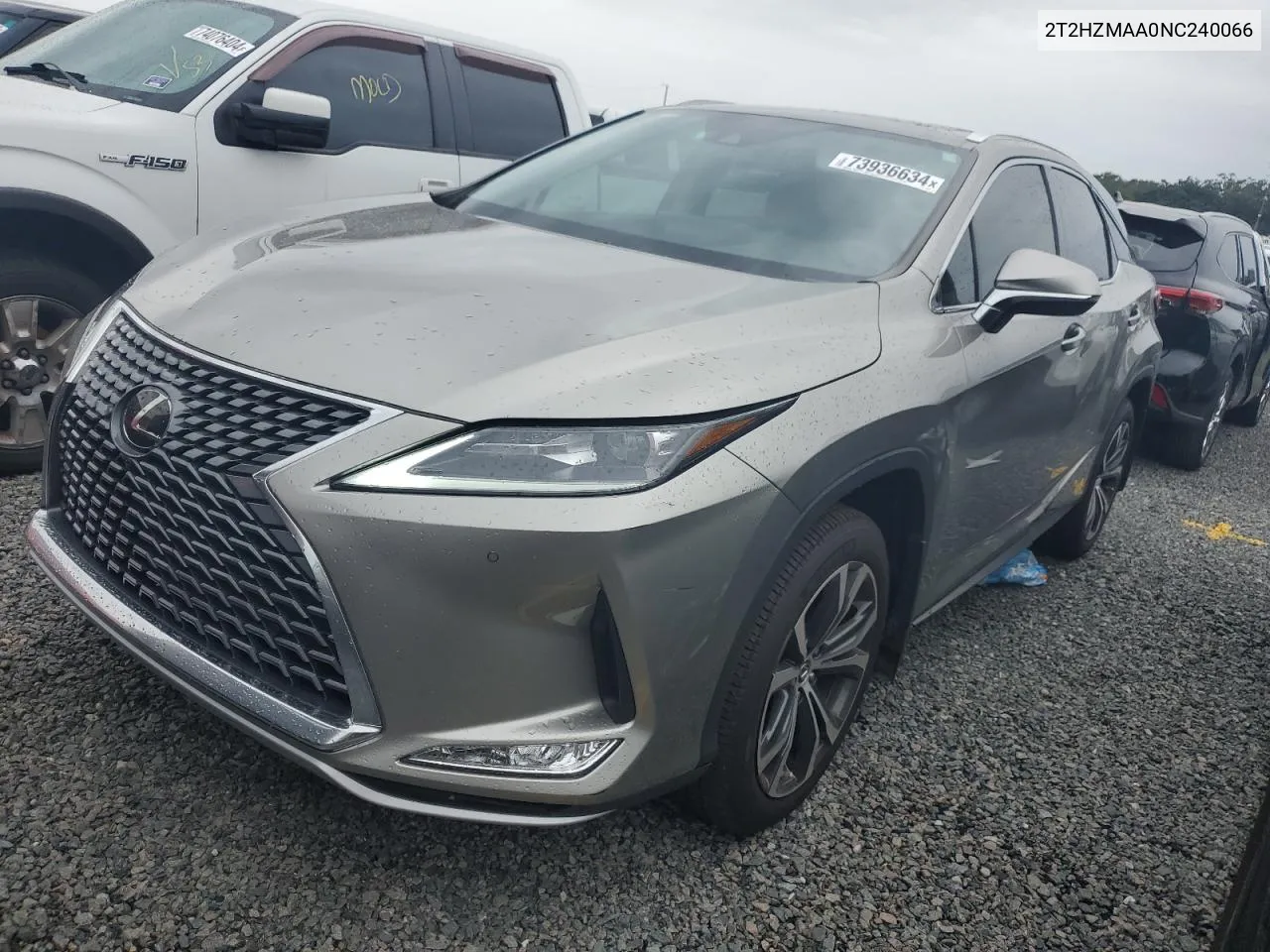 2022 Lexus Rx 350 VIN: 2T2HZMAA0NC240066 Lot: 73936634