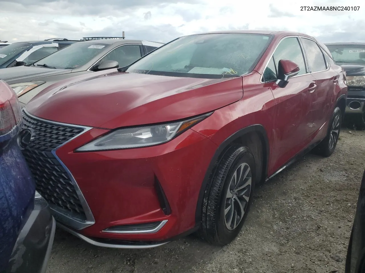 2022 Lexus Rx 350 Base VIN: 2T2AZMAA8NC240107 Lot: 74074674