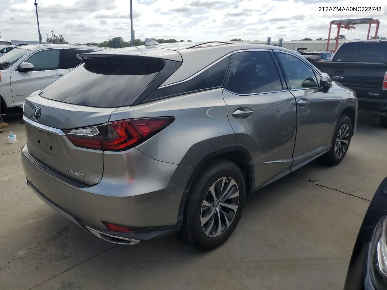 2022 Lexus Rx 350 Base VIN: 2T2AZMAA0NC222748 Lot: 74195984