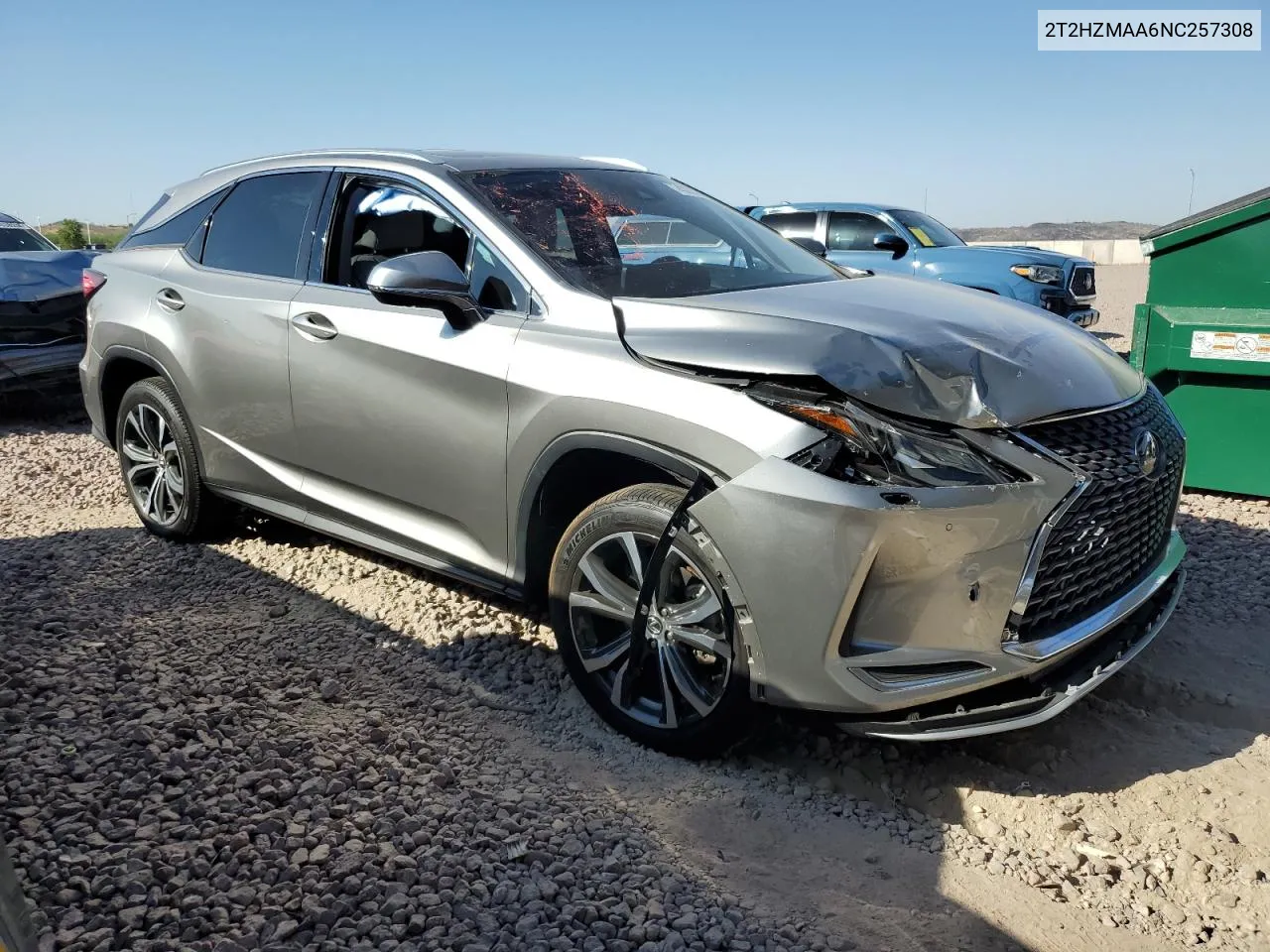 2022 Lexus Rx 350 VIN: 2T2HZMAA6NC257308 Lot: 74373734