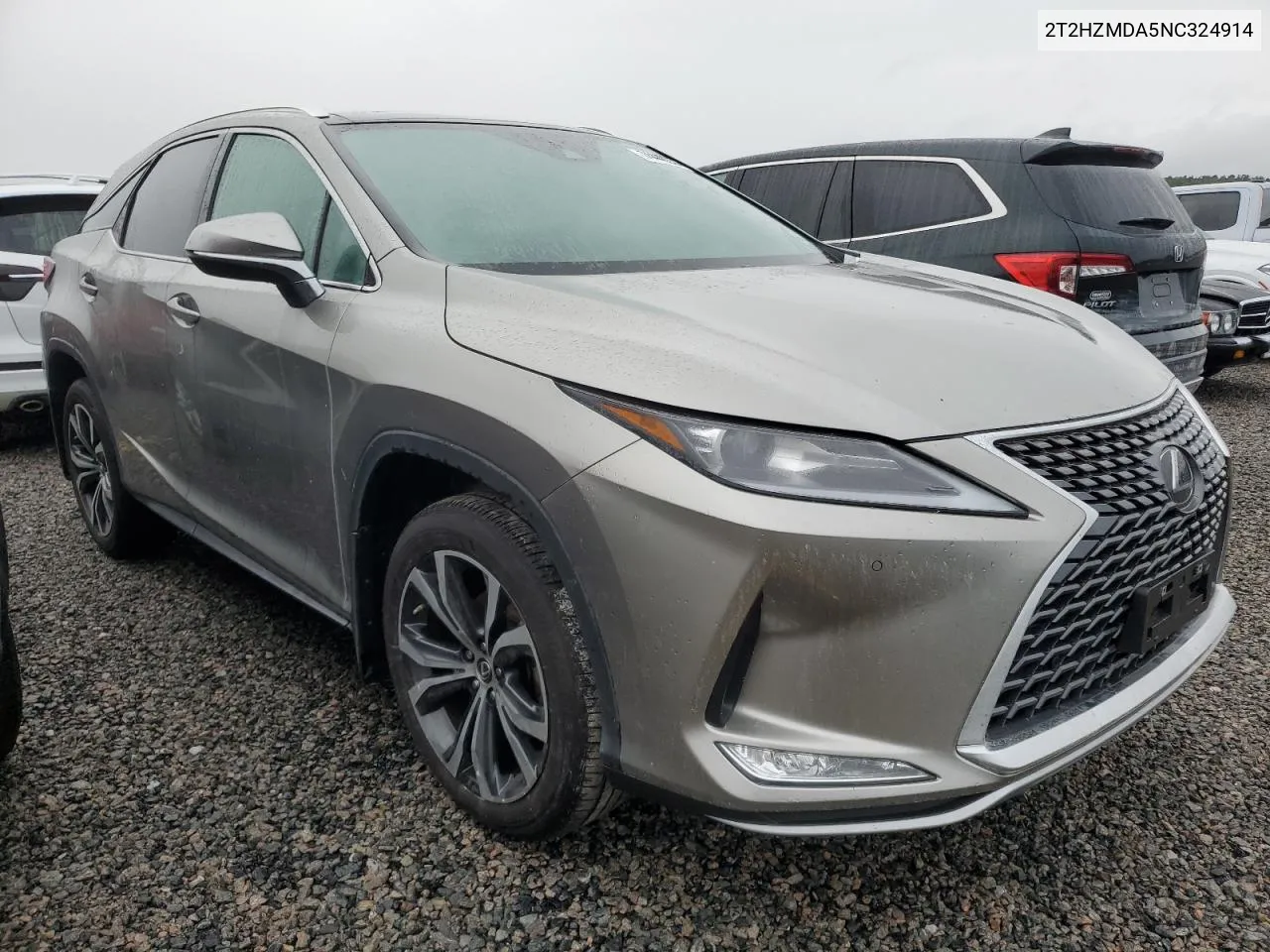 2022 Lexus Rx 350 VIN: 2T2HZMDA5NC324914 Lot: 74448254