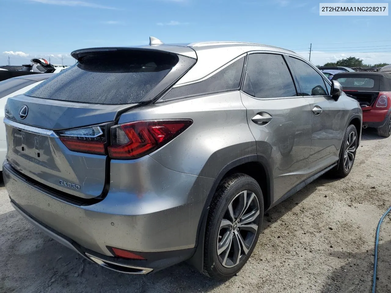 2022 Lexus Rx 350 VIN: 2T2HZMAA1NC228217 Lot: 74608184