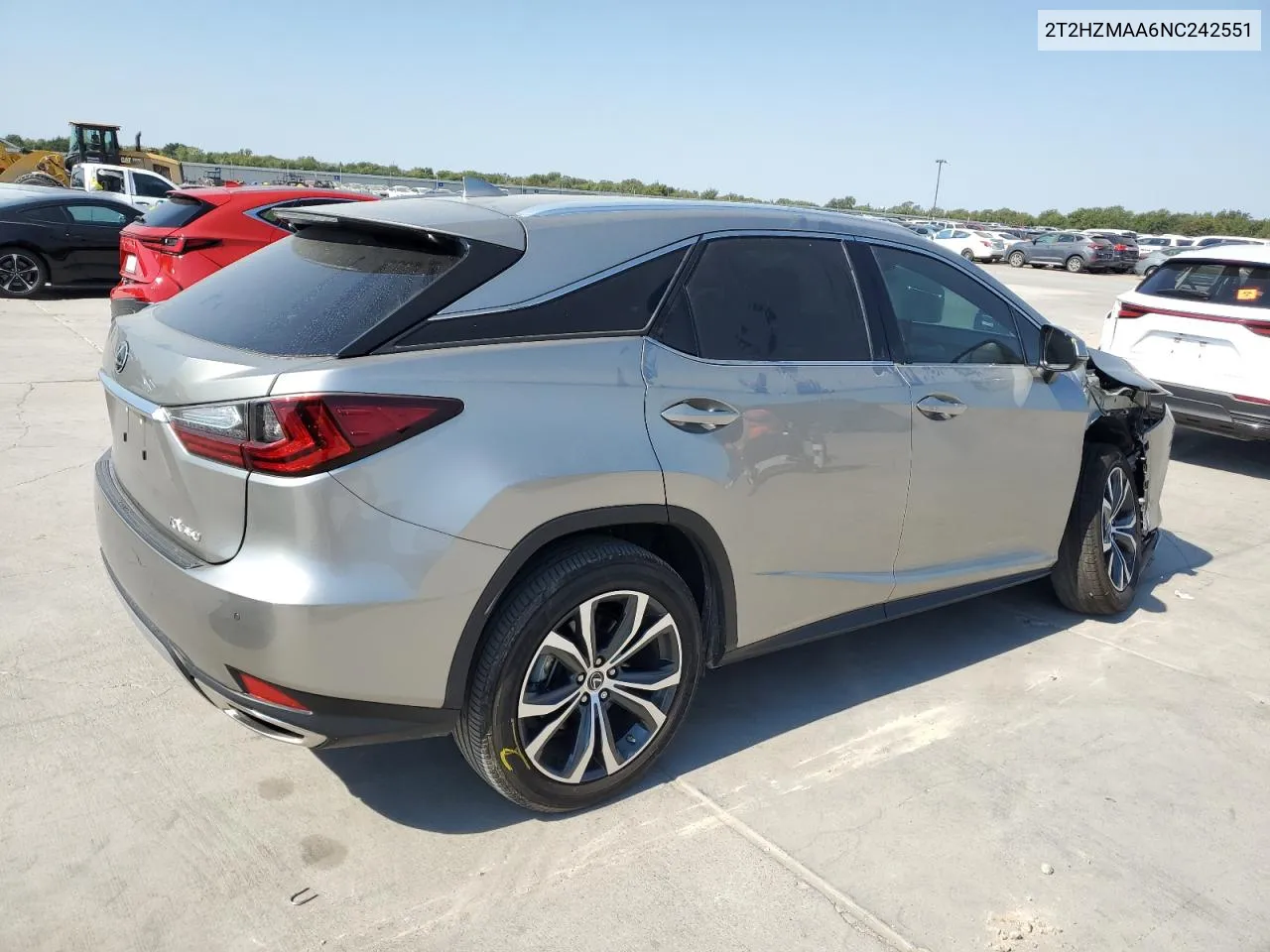 2022 Lexus Rx 350 VIN: 2T2HZMAA6NC242551 Lot: 75288254