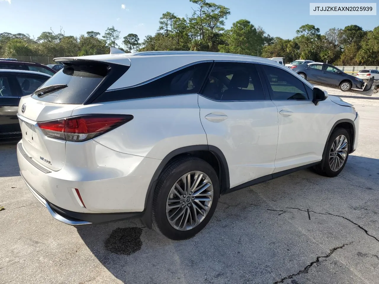 2022 Lexus Rx 350 L Luxury VIN: JTJJZKEAXN2025939 Lot: 75802044