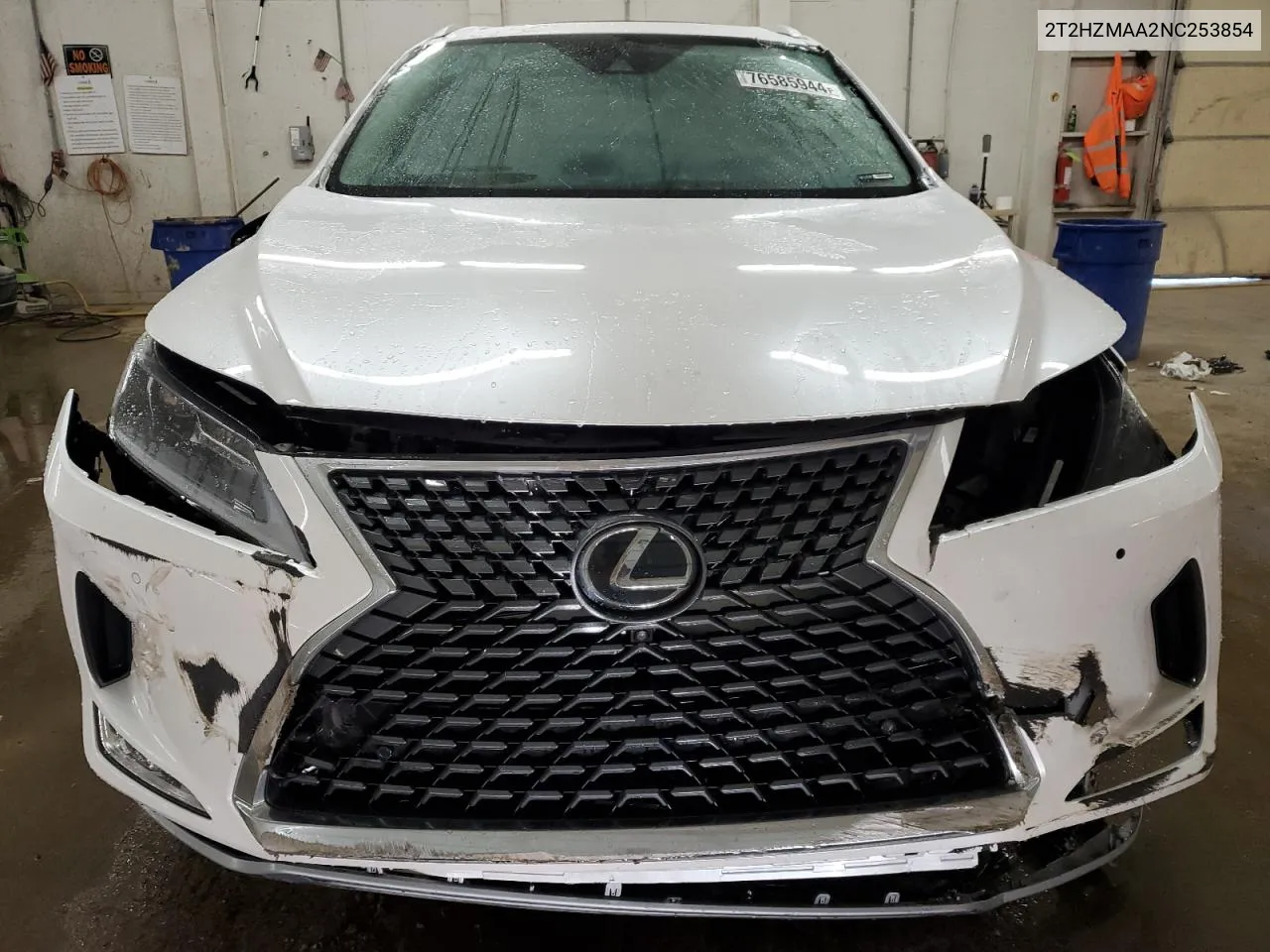 2022 Lexus Rx 350 VIN: 2T2HZMAA2NC253854 Lot: 76585944