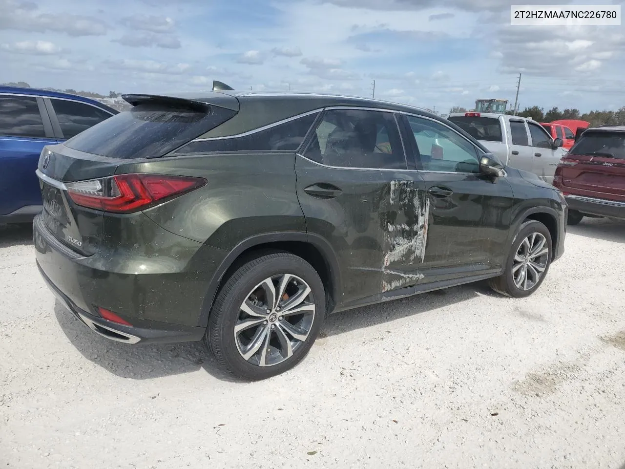 2022 Lexus Rx 350 VIN: 2T2HZMAA7NC226780 Lot: 76931904