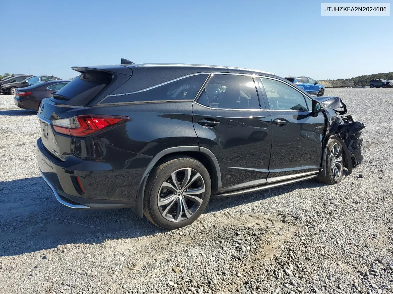 2022 Lexus Rx 350 L VIN: JTJHZKEA2N2024606 Lot: 77324624