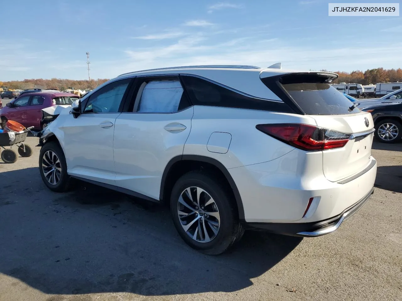 2022 Lexus Rx 350 L VIN: JTJHZKFA2N2041629 Lot: 77835974