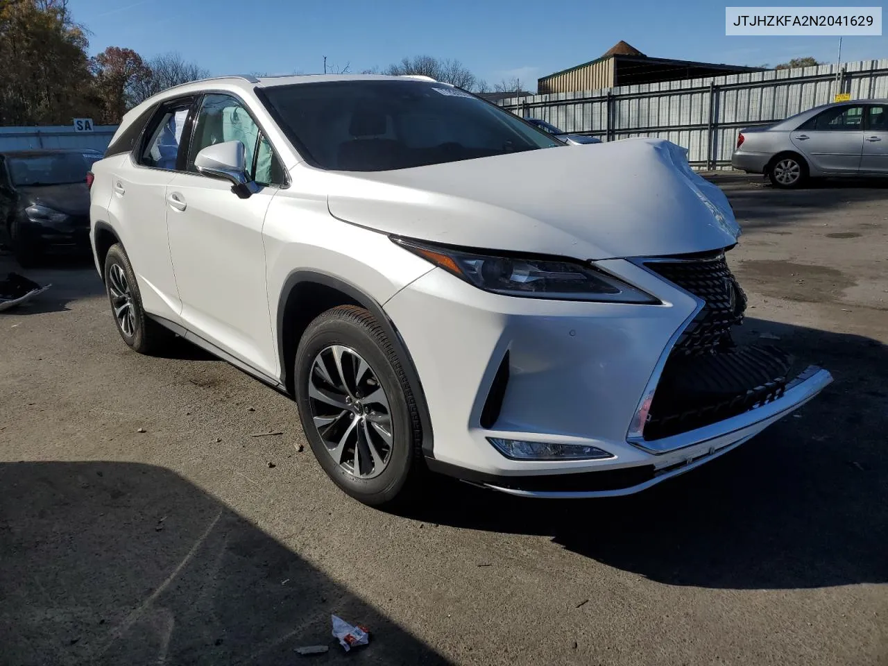 2022 Lexus Rx 350 L VIN: JTJHZKFA2N2041629 Lot: 77835974