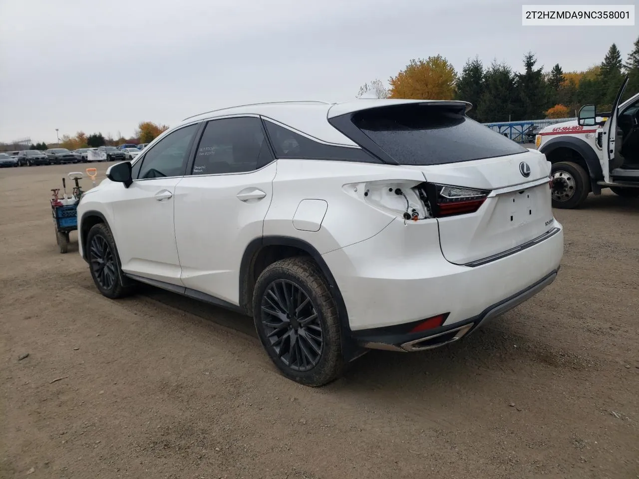 2022 Lexus Rx 350 VIN: 2T2HZMDA9NC358001 Lot: 78139254