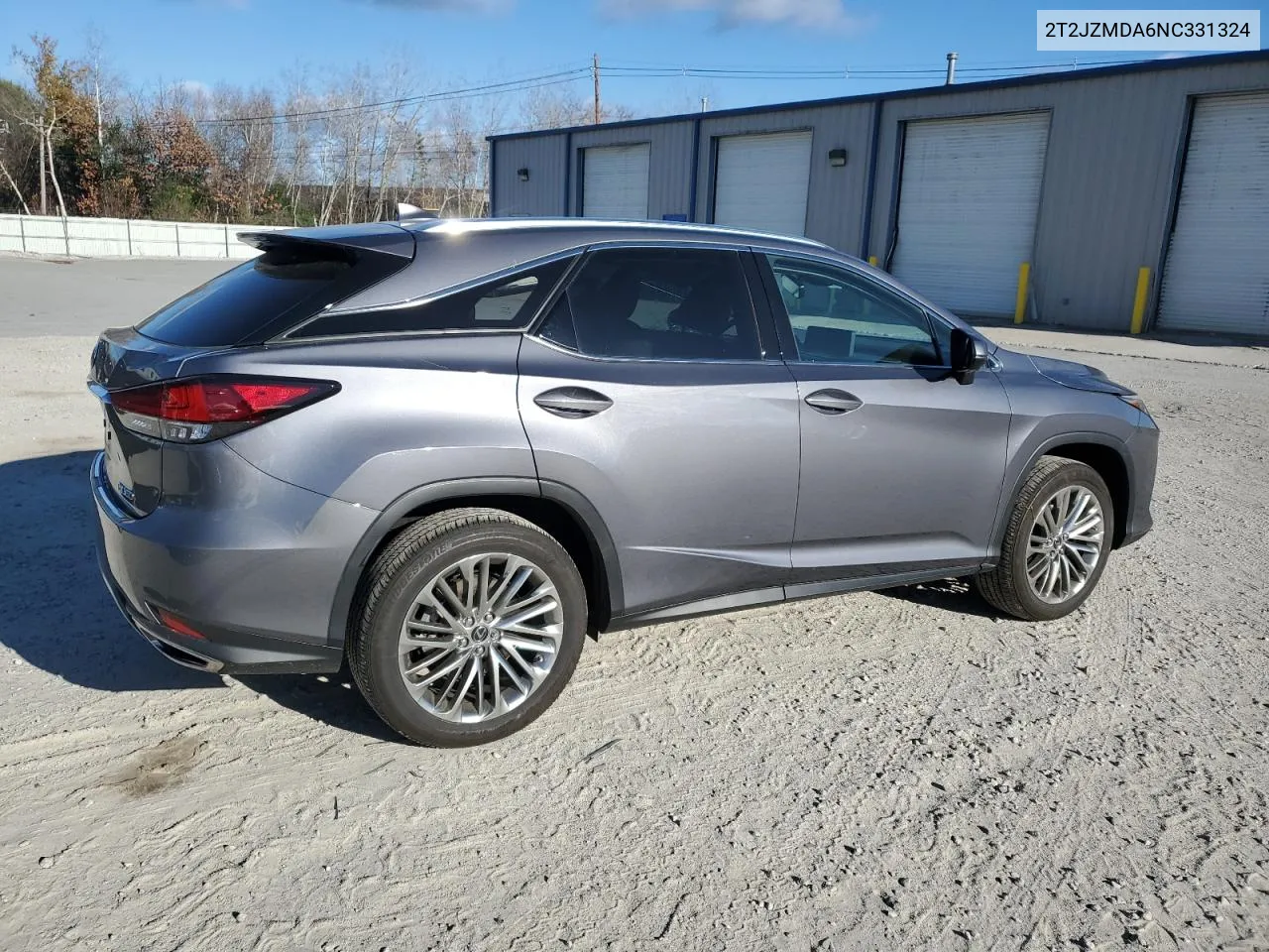 2022 Lexus Rx 350 VIN: 2T2JZMDA6NC331324 Lot: 79517784