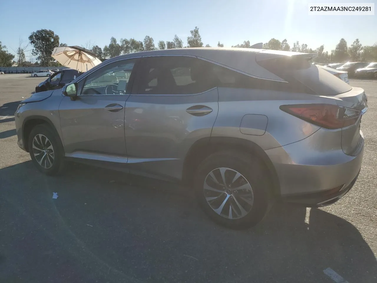 2022 Lexus Rx 350 Base VIN: 2T2AZMAA3NC249281 Lot: 79829094