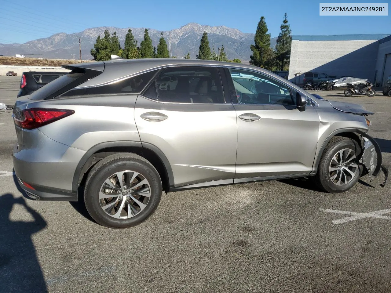 2022 Lexus Rx 350 Base VIN: 2T2AZMAA3NC249281 Lot: 79829094