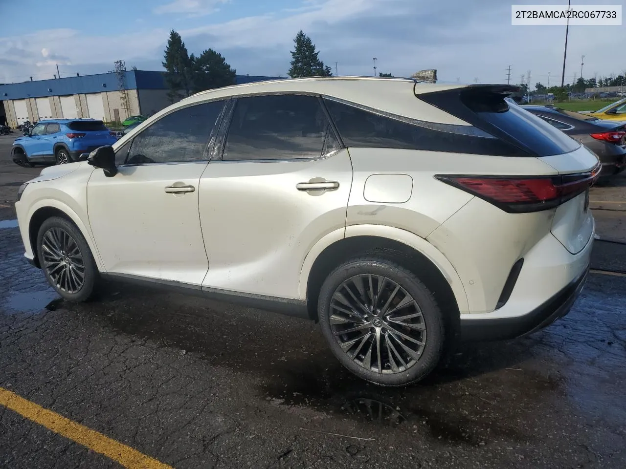 2024 Lexus Rx 350 Base VIN: 2T2BAMCA2RC067733 Lot: 64722954