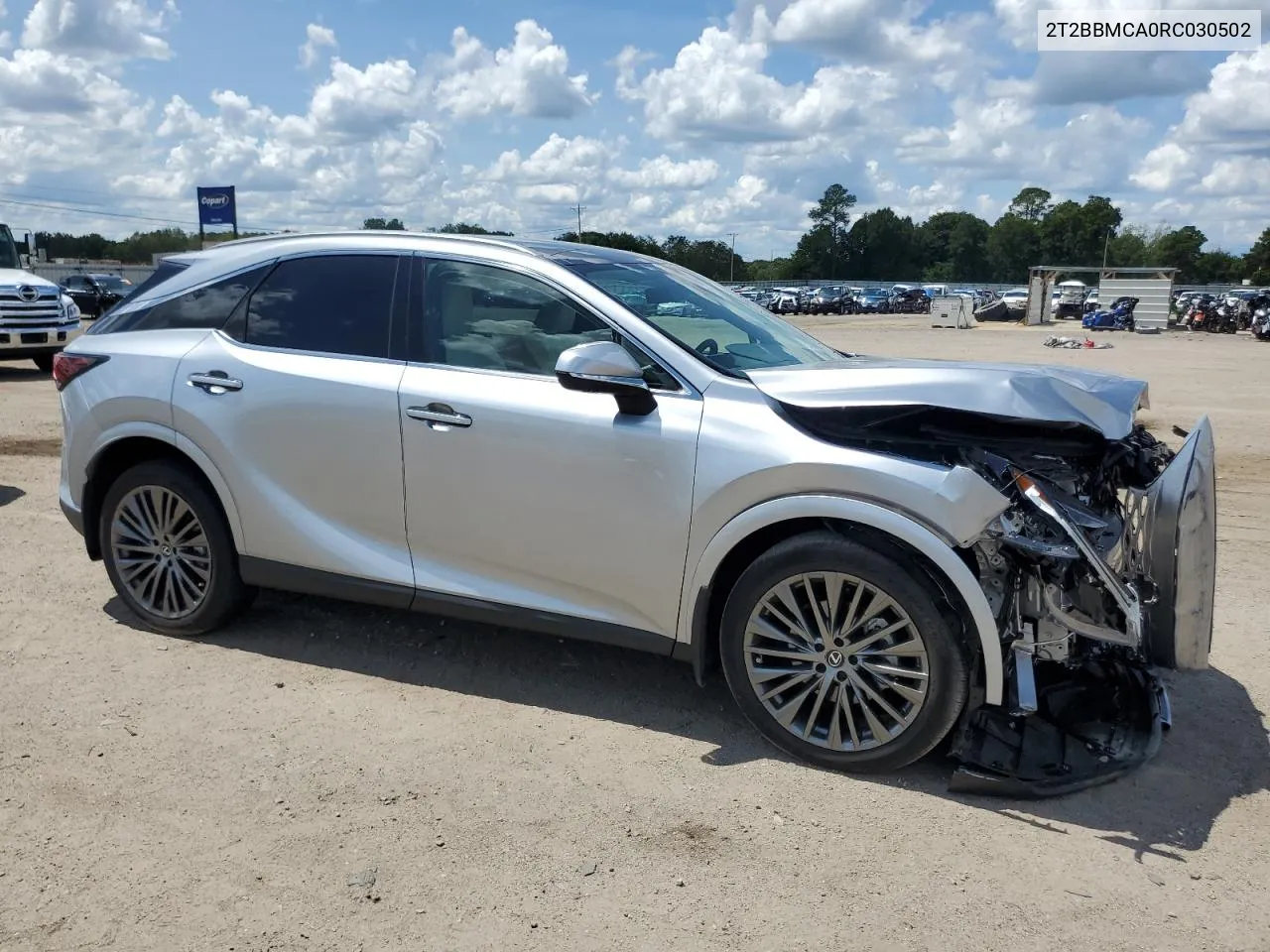 2024 Lexus Rx 350H Base VIN: 2T2BBMCA0RC030502 Lot: 69774994