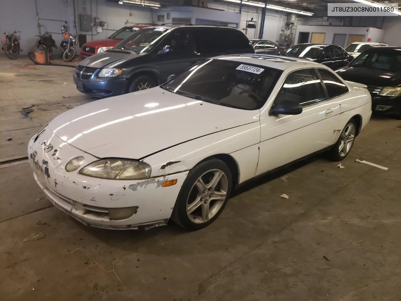 1992 Lexus Sc 400 VIN: JT8UZ30C8N0011580 Lot: 55537724