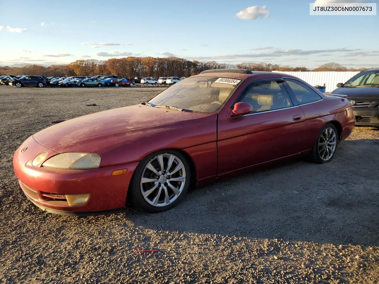 1992 Lexus Sc 400 VIN: JT8UZ30C6N0007673 Lot: 80386054