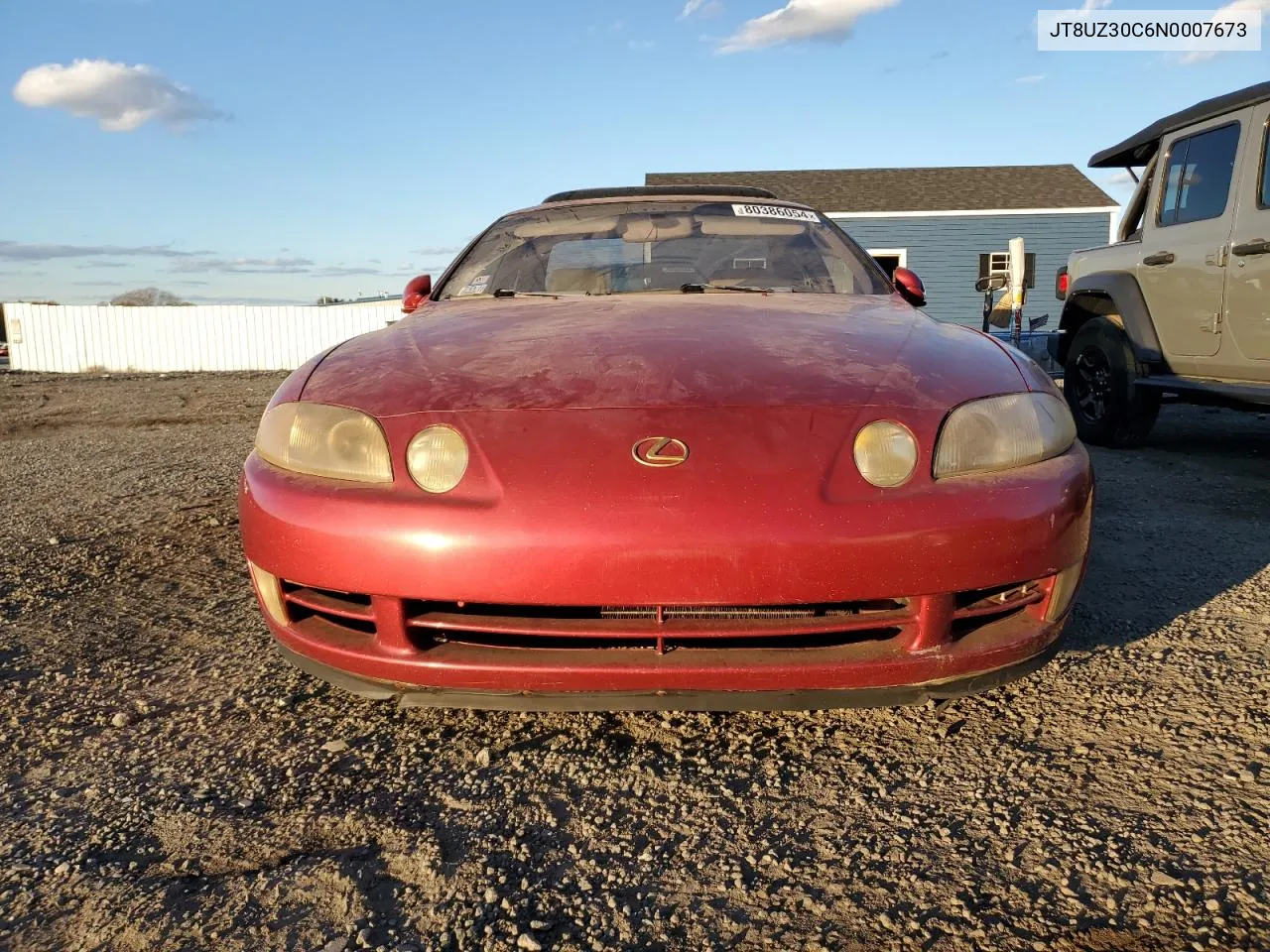 1992 Lexus Sc 400 VIN: JT8UZ30C6N0007673 Lot: 80386054