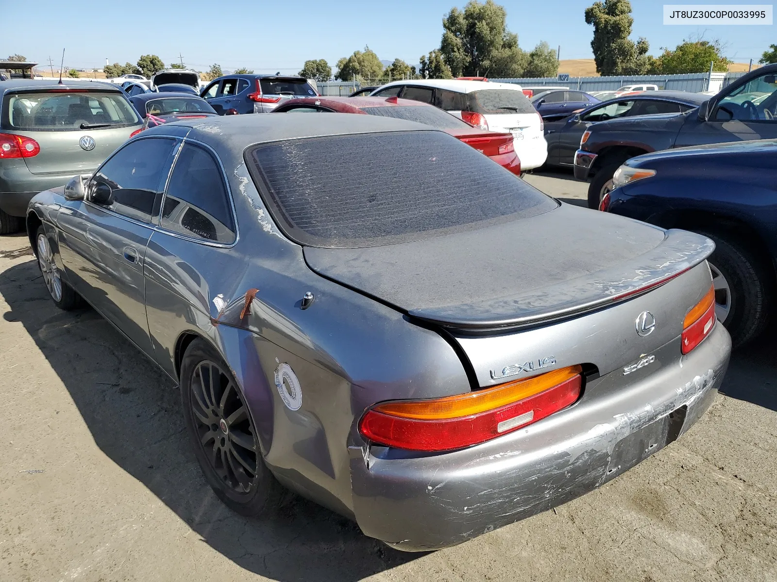 1993 Lexus Sc 400 VIN: JT8UZ30C0P0033995 Lot: 66412784