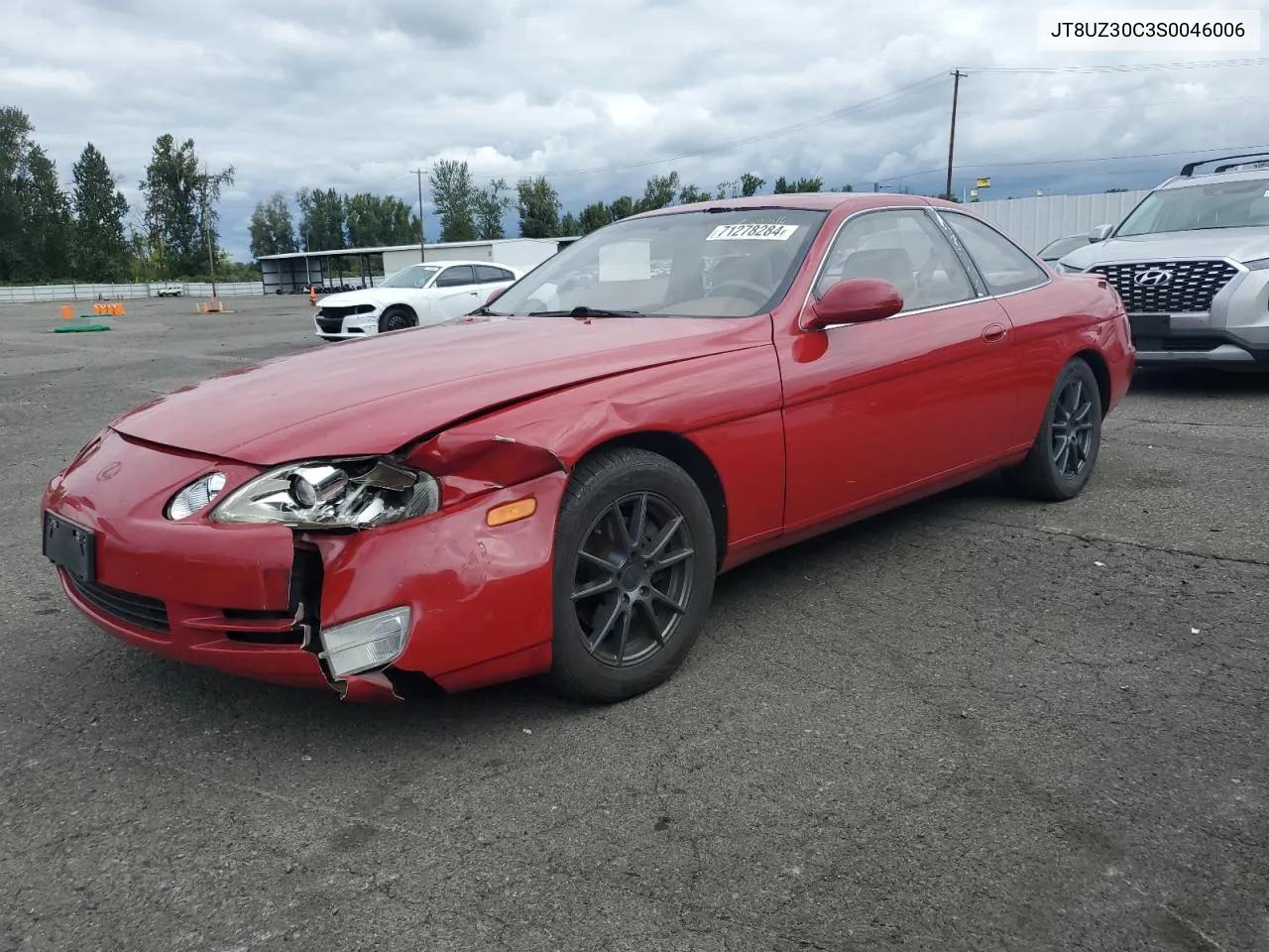 1995 Lexus Sc 400 VIN: JT8UZ30C3S0046006 Lot: 71278284