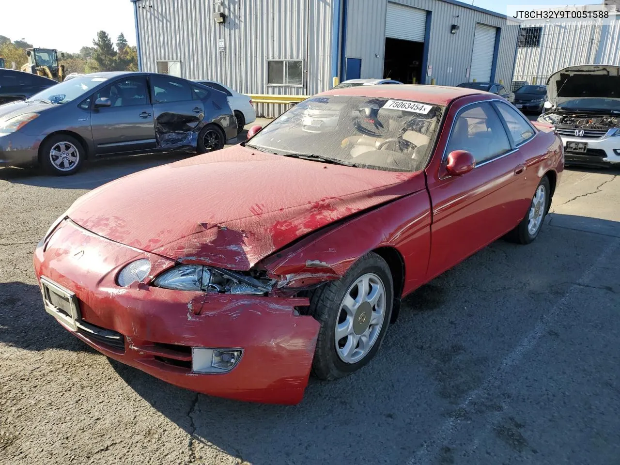 1996 Lexus Sc 400 VIN: JT8CH32Y9T0051588 Lot: 75063454