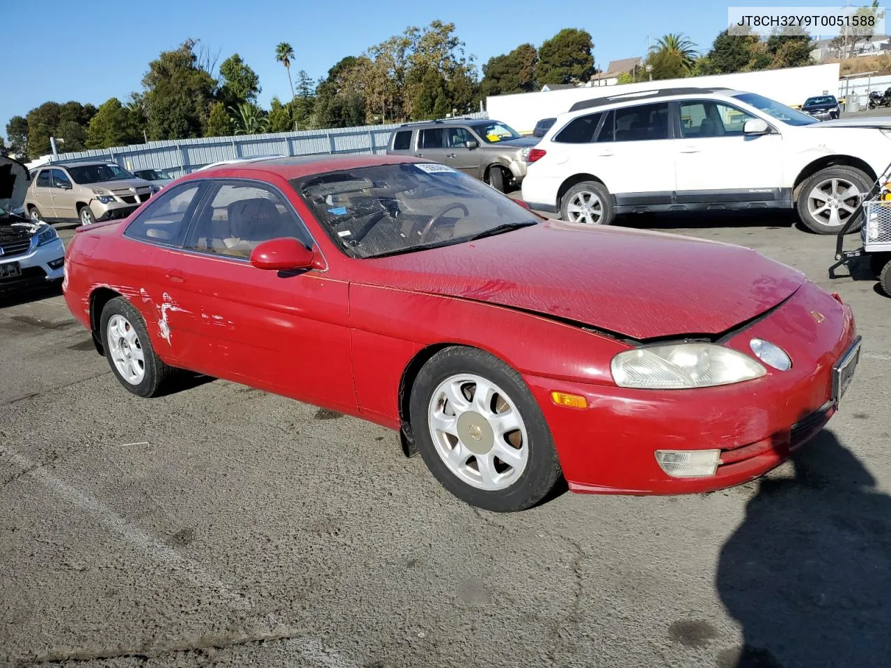 1996 Lexus Sc 400 VIN: JT8CH32Y9T0051588 Lot: 75063454