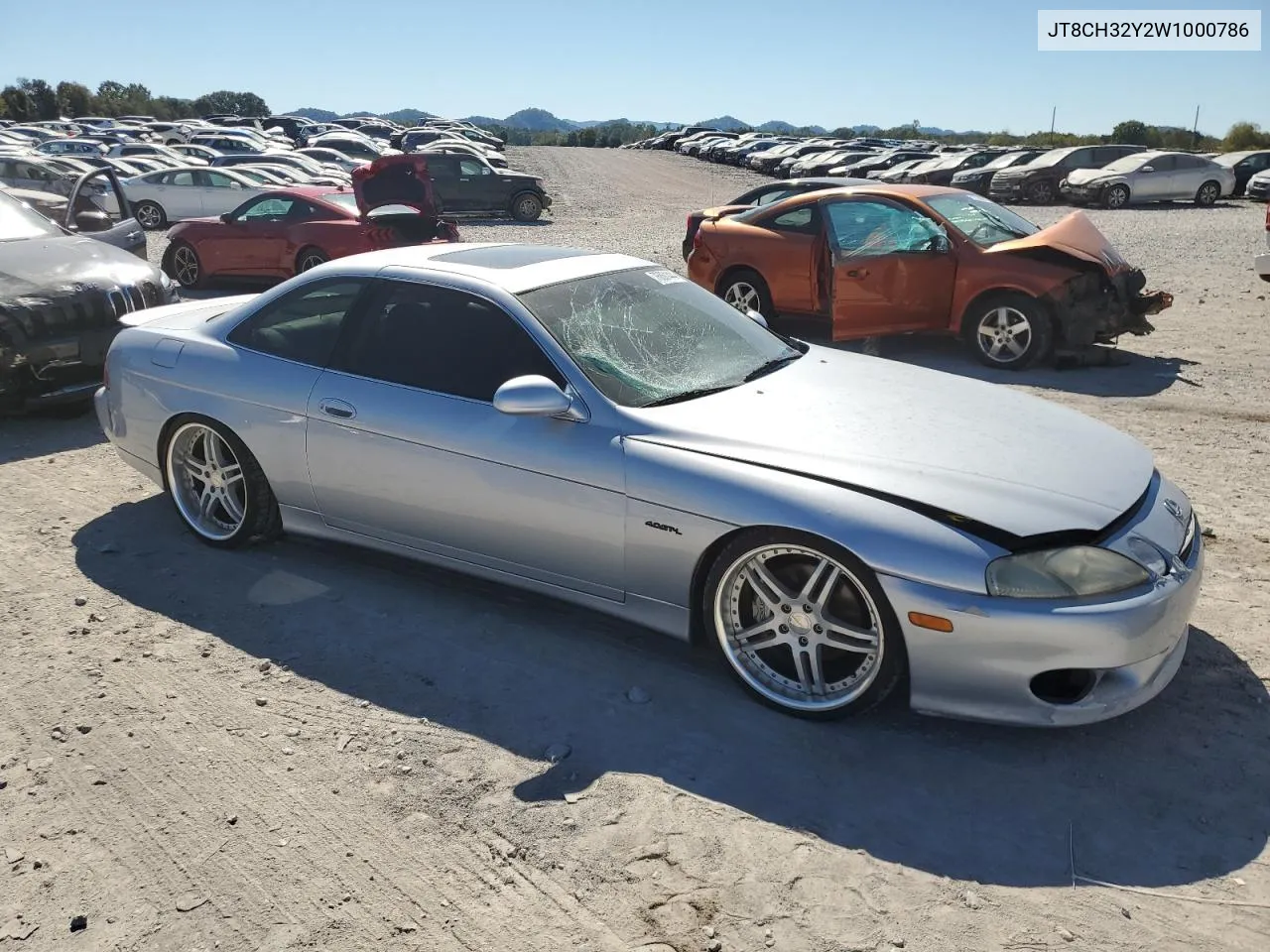 1998 Lexus Sc 400 VIN: JT8CH32Y2W1000786 Lot: 76881444