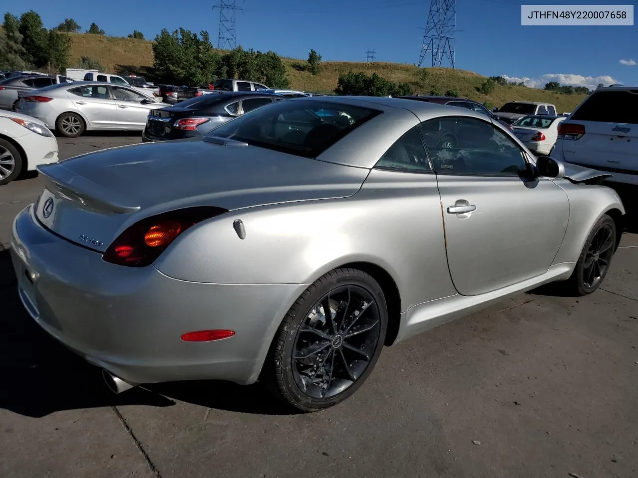 2002 Lexus Sc 430 VIN: JTHFN48Y220007658 Lot: 59899164