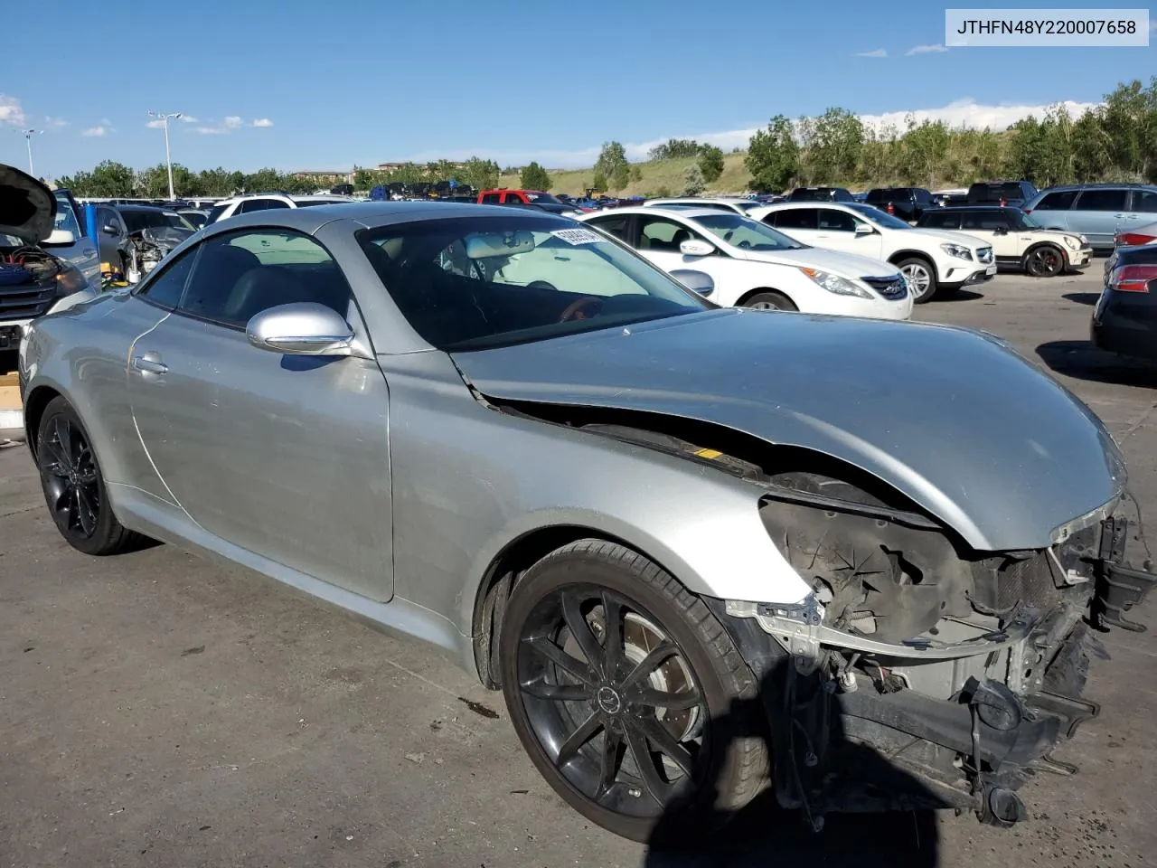 2002 Lexus Sc 430 VIN: JTHFN48Y220007658 Lot: 59899164