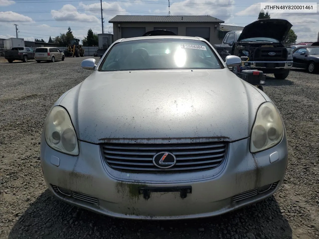 JTHFN48Y820001461 2002 Lexus Sc 430