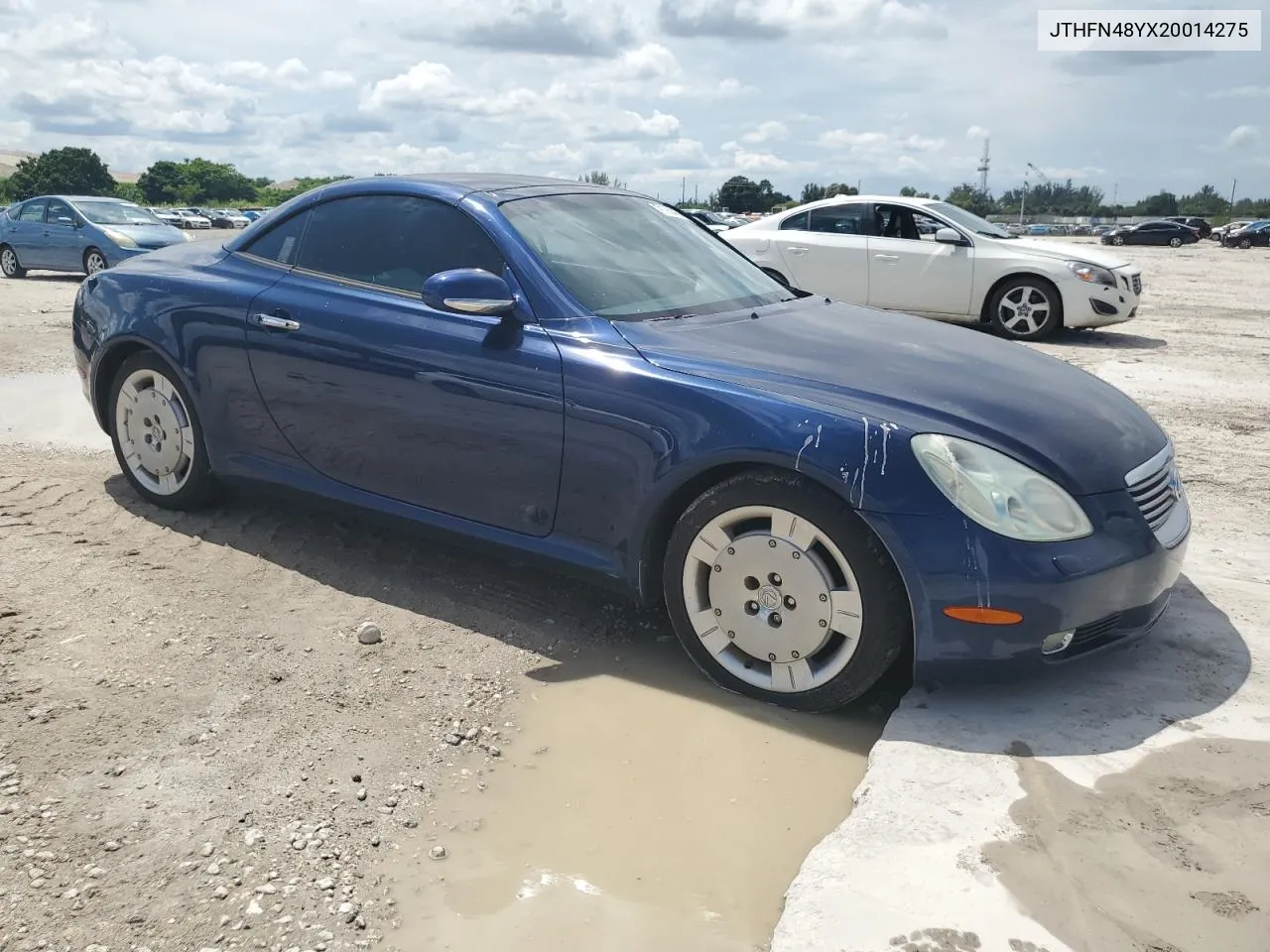 2002 Lexus Sc 430 VIN: JTHFN48YX20014275 Lot: 71864674