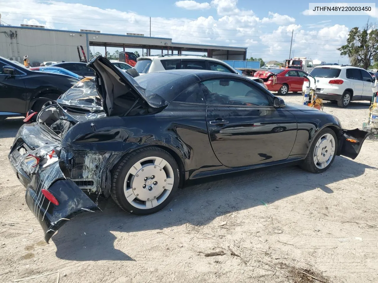 2002 Lexus Sc 430 VIN: JTHFN48Y220003450 Lot: 72536324