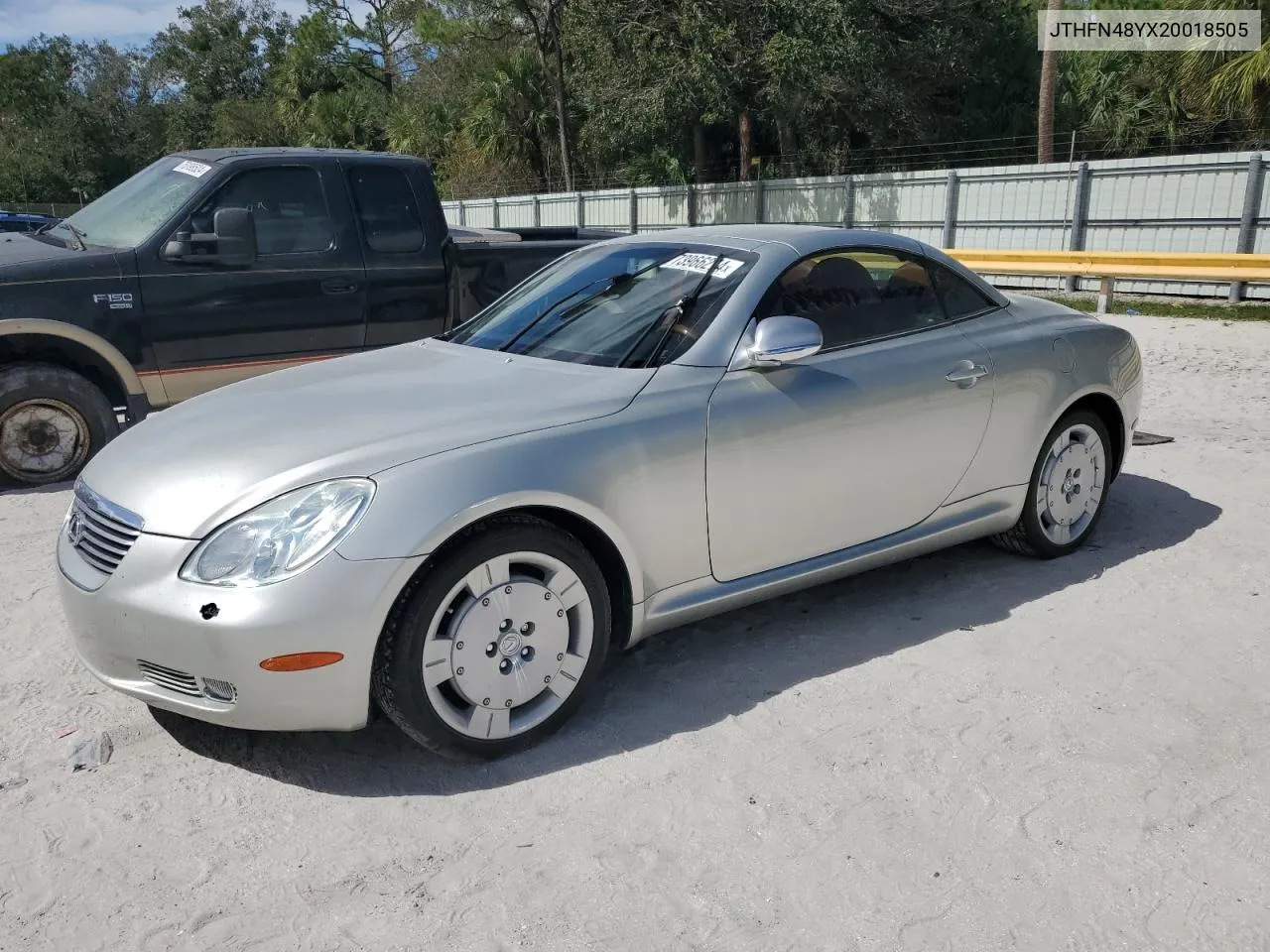 2002 Lexus Sc 430 VIN: JTHFN48YX20018505 Lot: 73966274