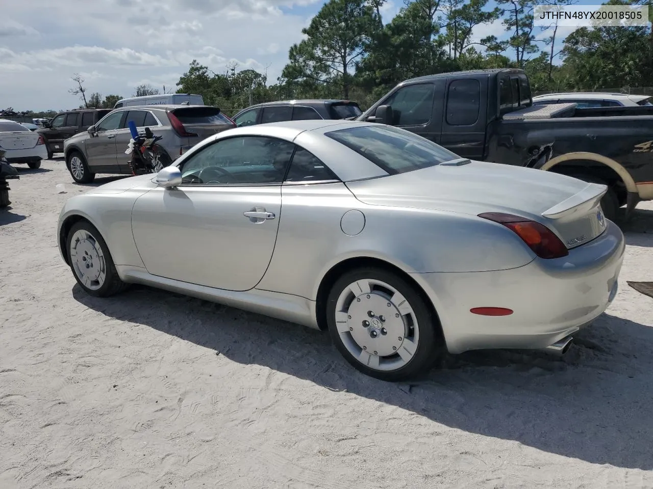 2002 Lexus Sc 430 VIN: JTHFN48YX20018505 Lot: 73966274