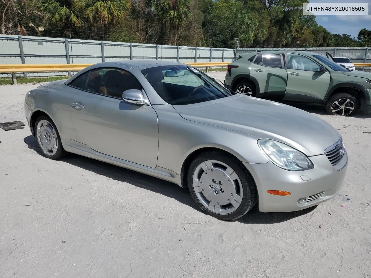 2002 Lexus Sc 430 VIN: JTHFN48YX20018505 Lot: 73966274