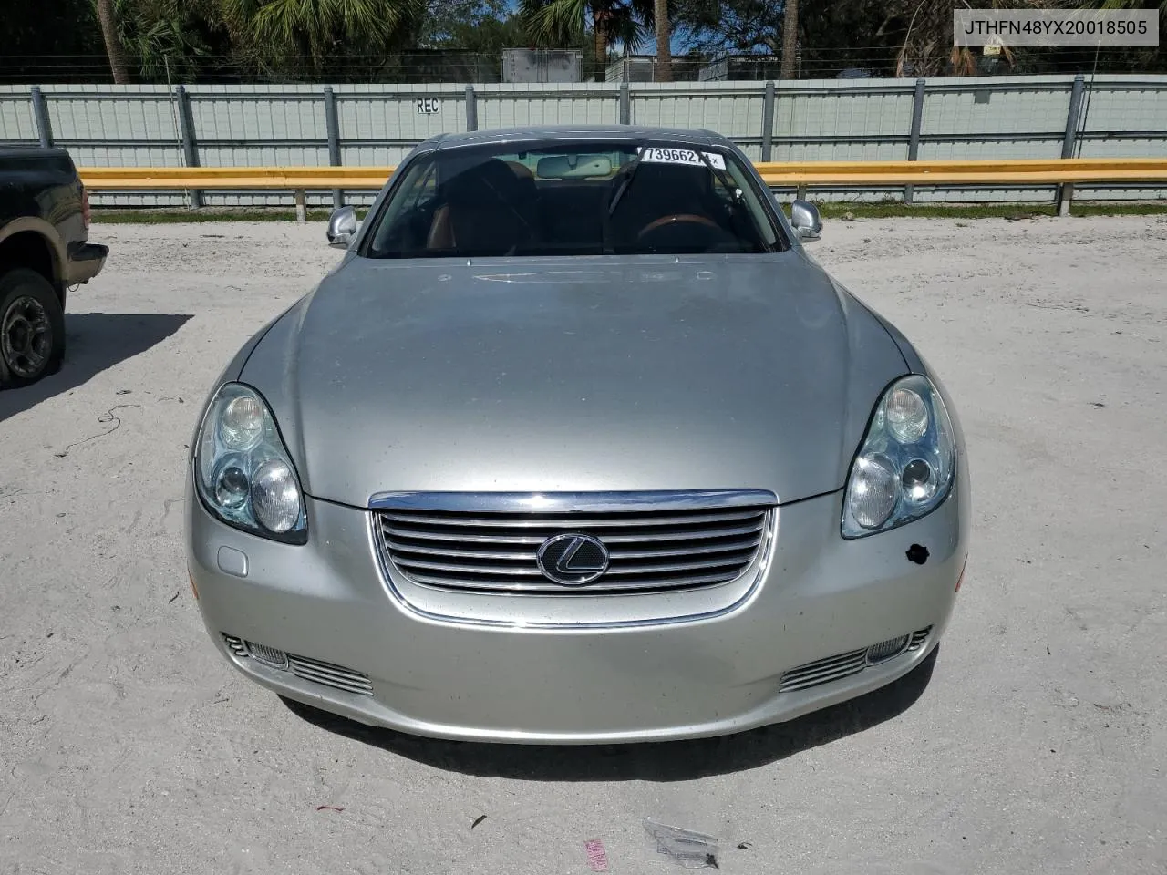 2002 Lexus Sc 430 VIN: JTHFN48YX20018505 Lot: 73966274