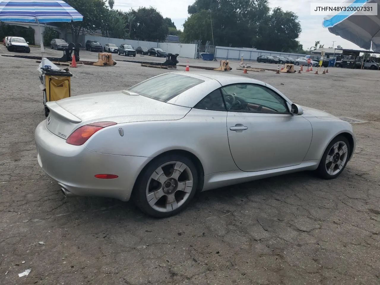 JTHFN48Y320007331 2002 Lexus Sc 430