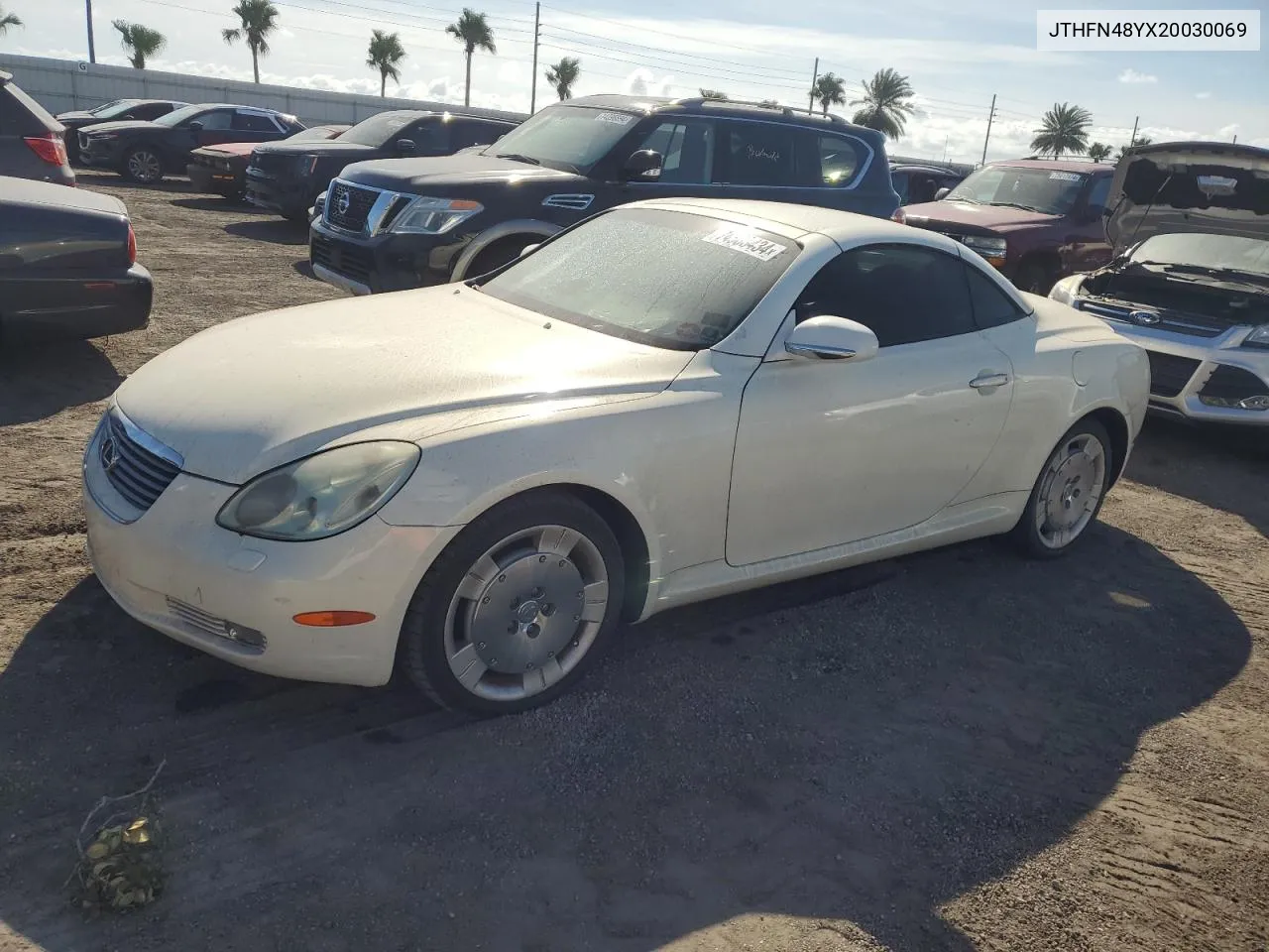 2002 Lexus Sc 430 VIN: JTHFN48YX20030069 Lot: 74503434