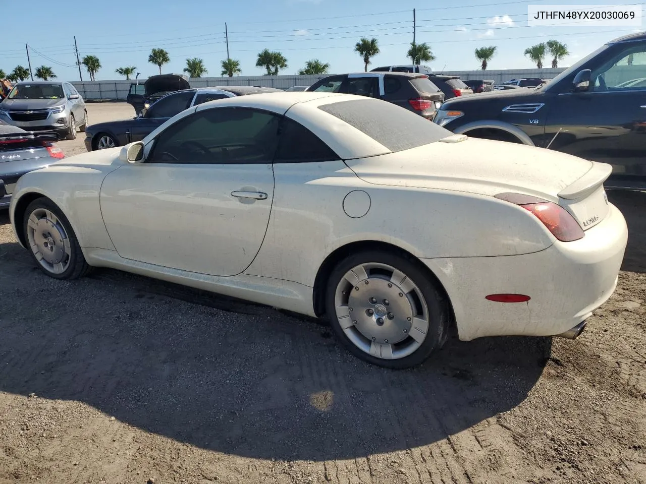 2002 Lexus Sc 430 VIN: JTHFN48YX20030069 Lot: 74503434