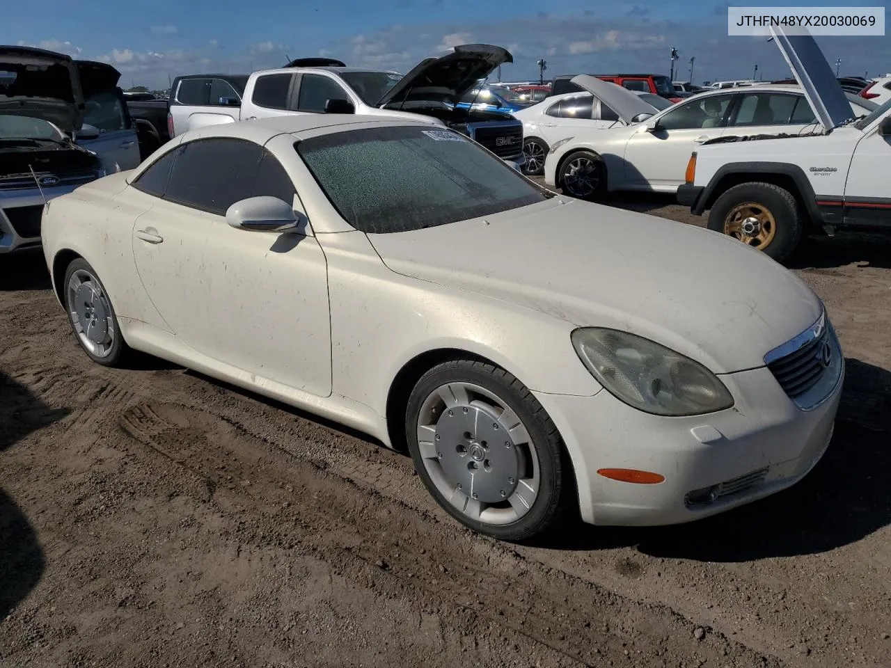 2002 Lexus Sc 430 VIN: JTHFN48YX20030069 Lot: 74503434