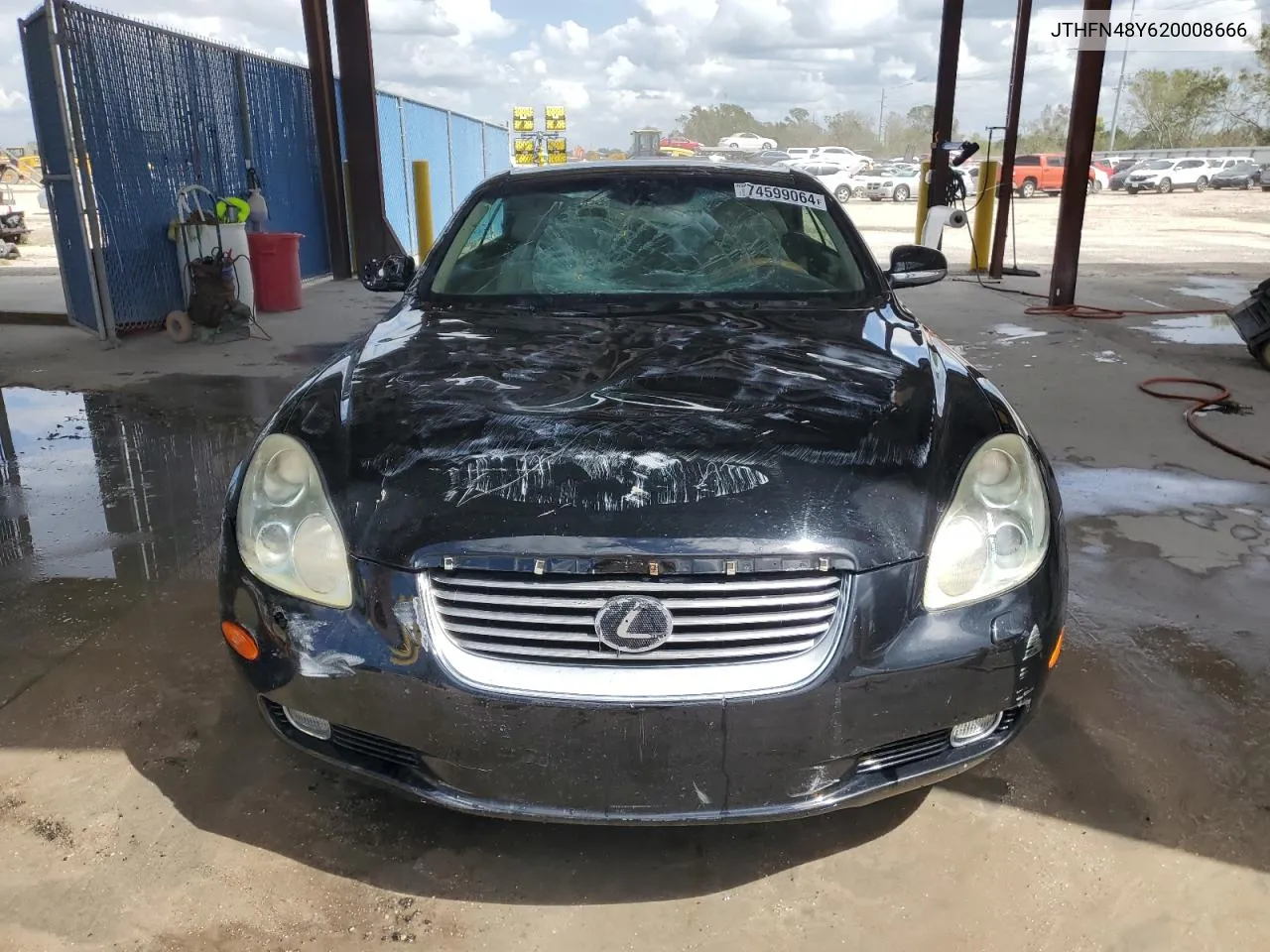 2002 Lexus Sc 430 VIN: JTHFN48Y620008666 Lot: 74599064