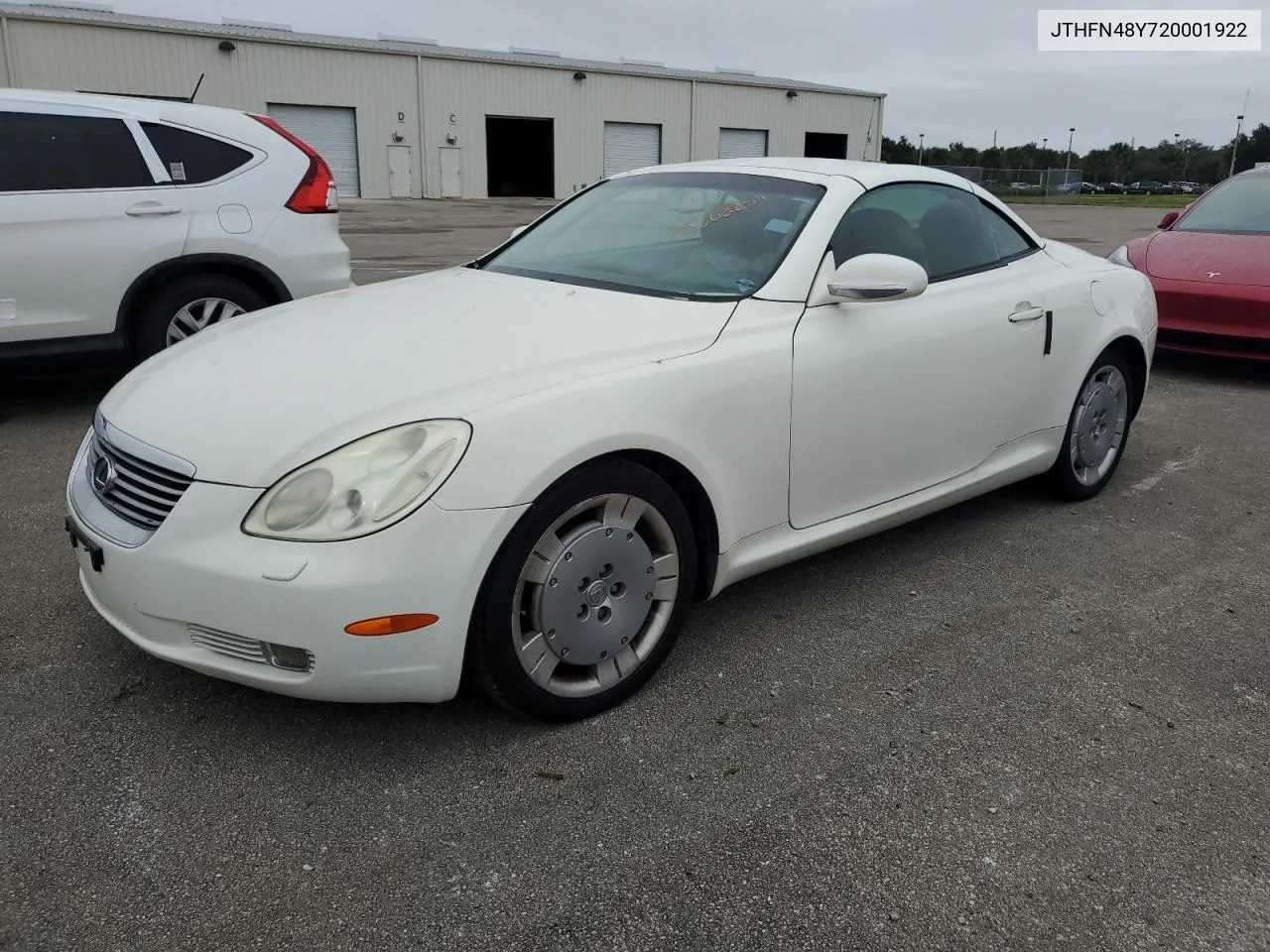 2002 Lexus Sc 430 VIN: JTHFN48Y720001922 Lot: 75008854