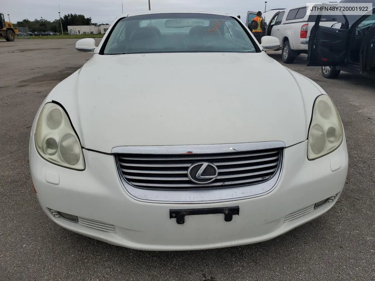 2002 Lexus Sc 430 VIN: JTHFN48Y720001922 Lot: 75008854