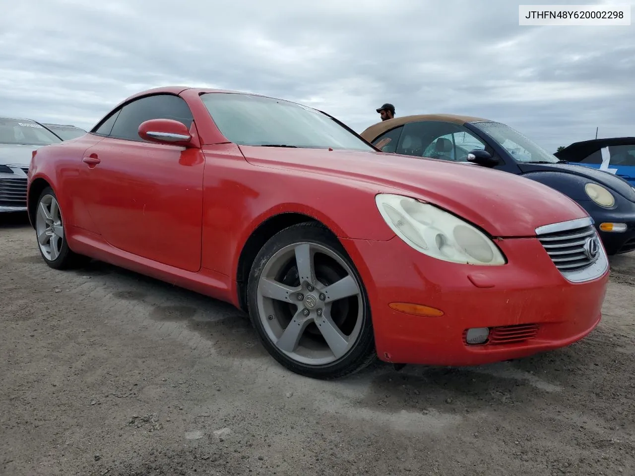 2002 Lexus Sc 430 VIN: JTHFN48Y620002298 Lot: 75175054