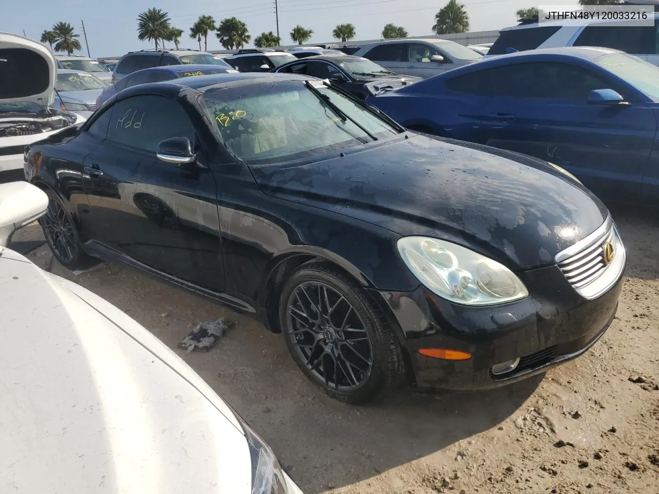 2002 Lexus Sc 430 VIN: JTHFN48Y120033216 Lot: 75189014