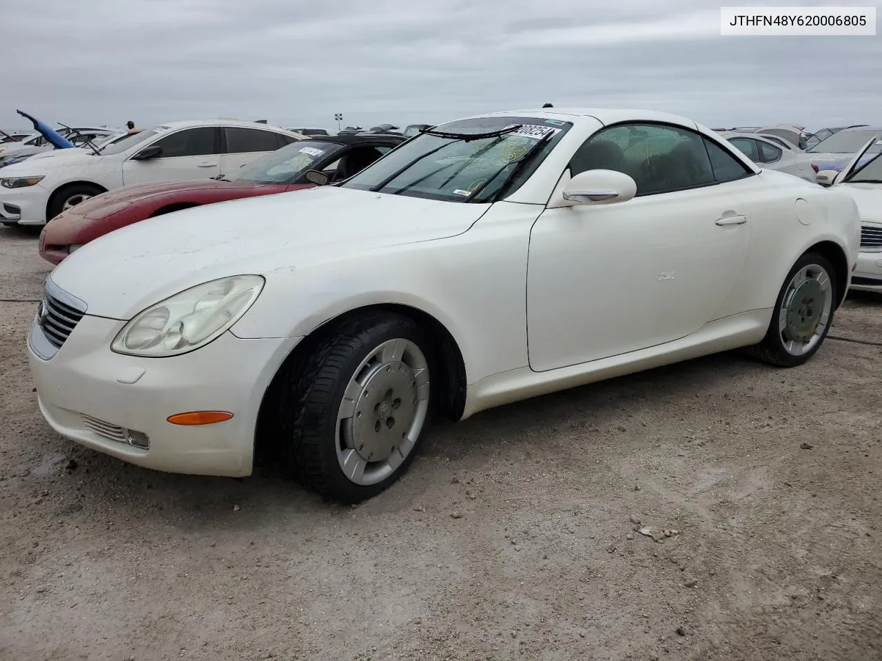 2002 Lexus Sc 430 VIN: JTHFN48Y620006805 Lot: 75208254